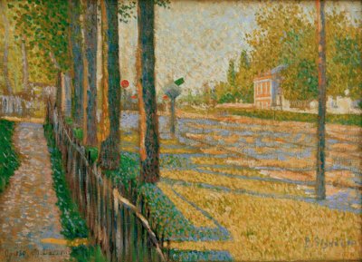 De weg naar Pontoise – De vertakking van Bois-Colombes door Paul Signac